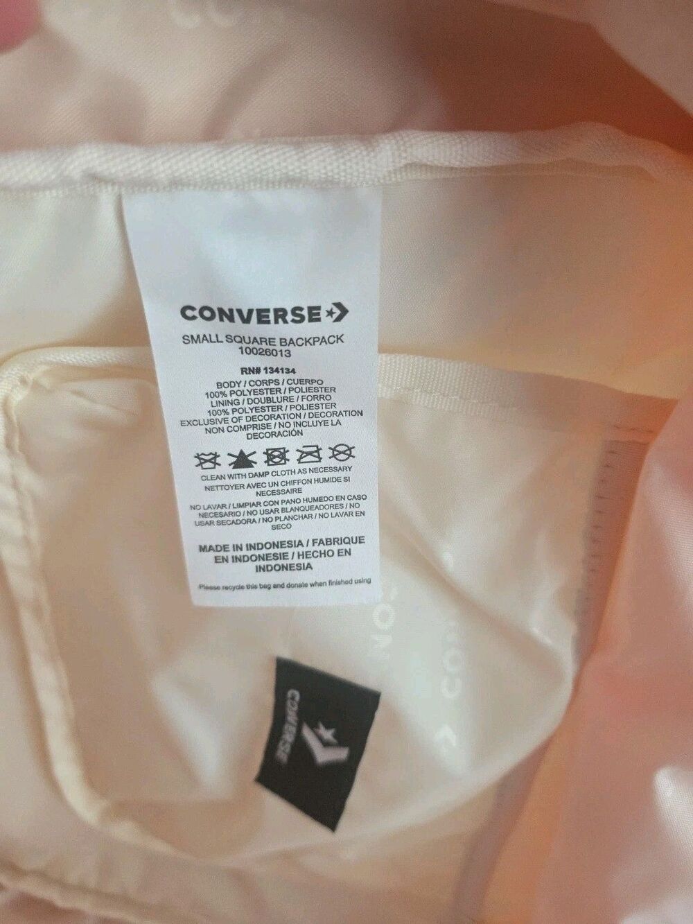 Converse Small Square Backpack - Picture 9 of 12
